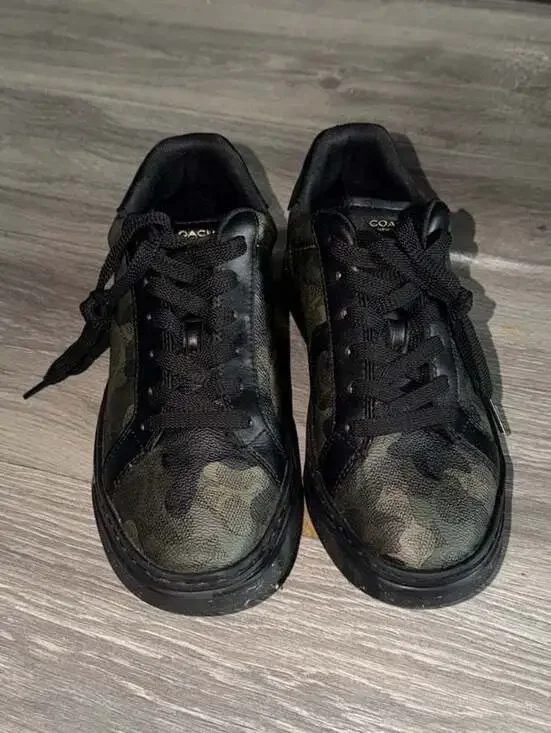 Coach Men's High Line Sneaker in Signature Camo Print - Picture 2 of 8